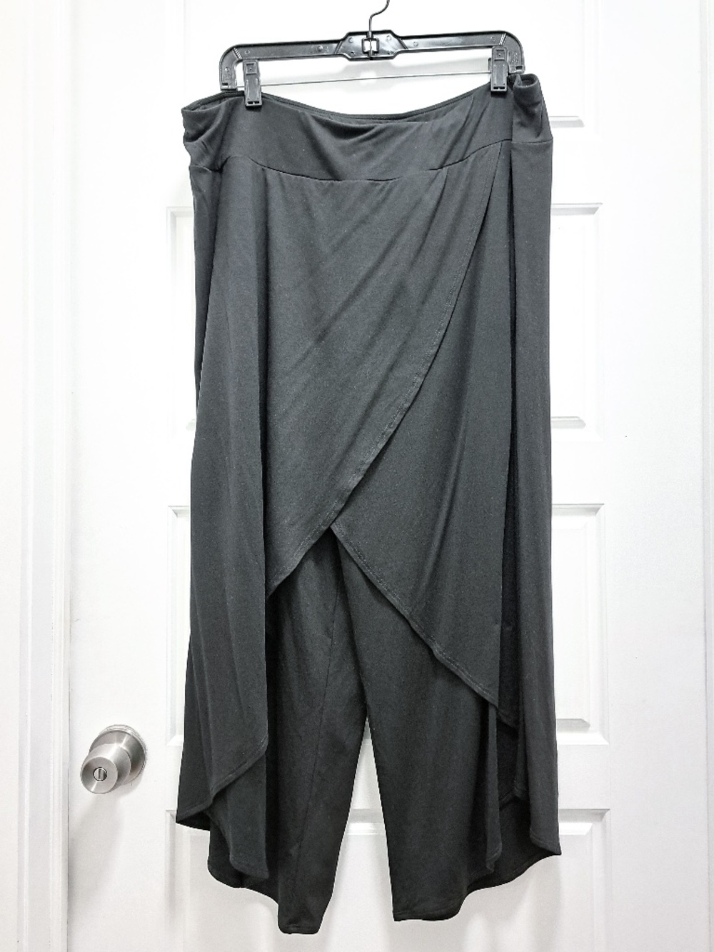 Eileen Fisher Faux Wrap Pant Black Size XL - Picture 2 of 12